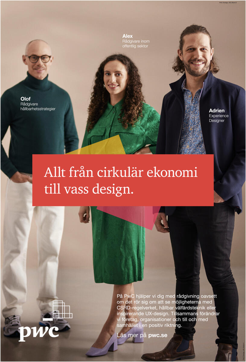 Allt från cirkulär ekonomi till vass design.